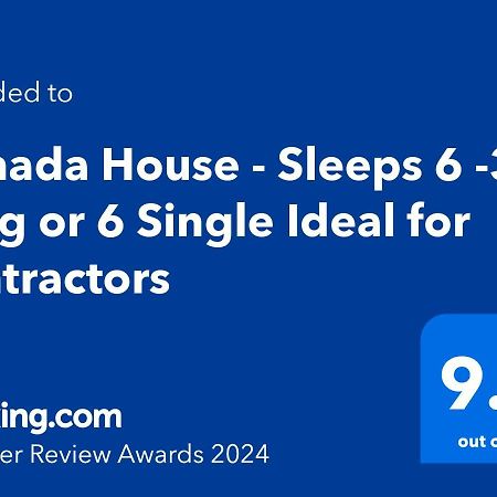 Canada House - Sleeps 6 -3 King Or 6 Single Ideal For Contractors Warrington Kültér fotó